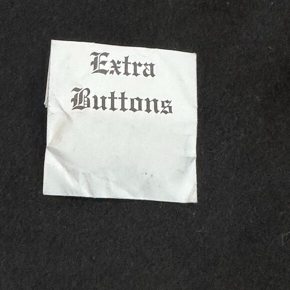 Lauren Ralph Lauren Black Pea Coat Blazer Wool Blend Winter 4P - Picture 10 of 10